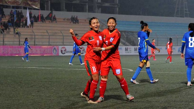 শ্রীলংকাকে ১২ গোলে হারিয়ে ফাইনালে বাংলাদেশের নারীরা